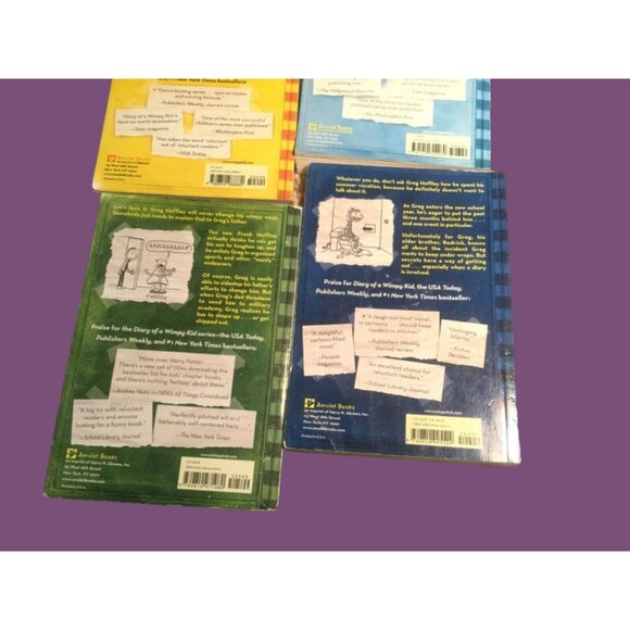 Diary of a Wimpy Kid Reading Book  4 Books for Young Readers - Picture 4 of 6